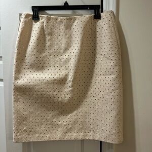 Michael Kors Cream Pencil Skirt